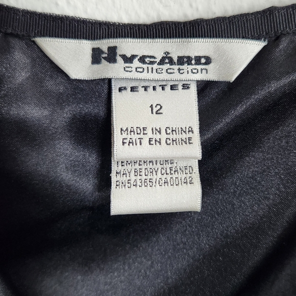 Nygard NWT Petite 12P Skirt Asymmetrical Fairy Whimsigoth Boho Animal Print Blk - Picture 8 of 12